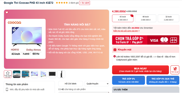 top 3 tivi ngon bo re duoi 5 trieu so ke voi sony lg man hinh full hd sac net thiet ke tinh te 3